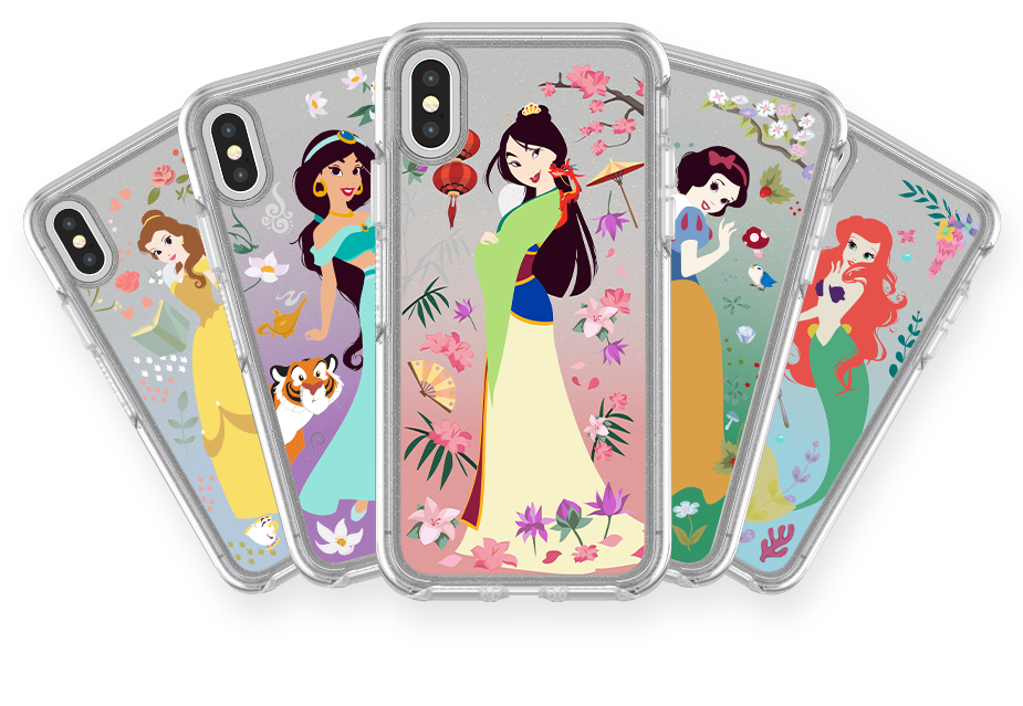 OtterBox Symmetry Series is available now with designs that will make Disney fans swoon. The sleek cases feature Ariel, Belle, Jasmine, Mulan, and Snow White.